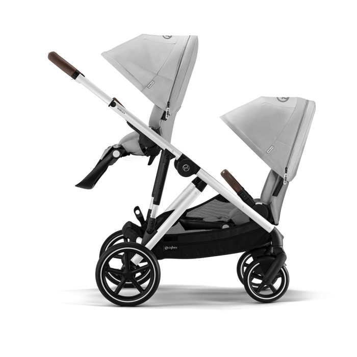 TRIO Gemellare ALL TERRAIN Cybex GAZELLE Extra Cittadino + 2 Navicelle + 2 Ovetti Reclinabili CLOUD