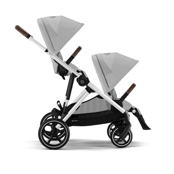 TRIO Gemellare ALL TERRAIN Cybex GAZELLE Extra Cittadino + 2 Navicelle + 2 Ovetti Reclinabili CLOUD