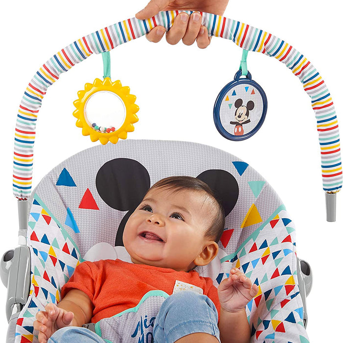 Sdraietta Bouncer Disney MICKEY MOUSE con Vibrazioni e Melodie fino ai 9 kg Topolino