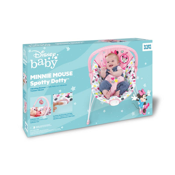 Sdraietta Bouncer Disney MINNIE con Vibrazioni e Melodie fino ai 9 kg