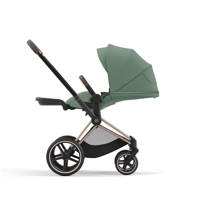 TRIO Passeggino Cybex  PRIAM + Navicella + Ovetto Reclinabile Cloud T Plus, Extra Cittadino per tutti i terreni